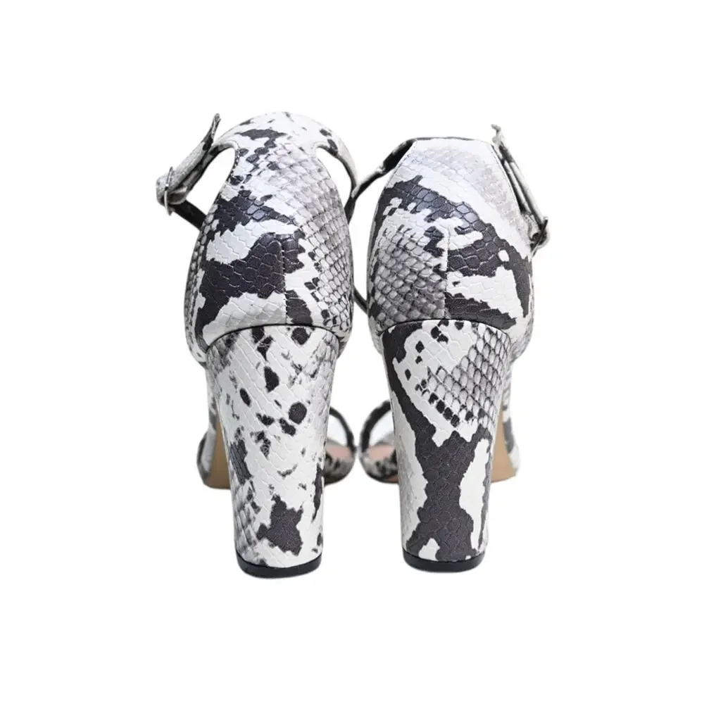 Madden Girl Women's 6.5 Beella Snakeskin Heel
